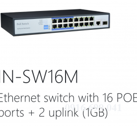 SWITCH PoE 16 PORT